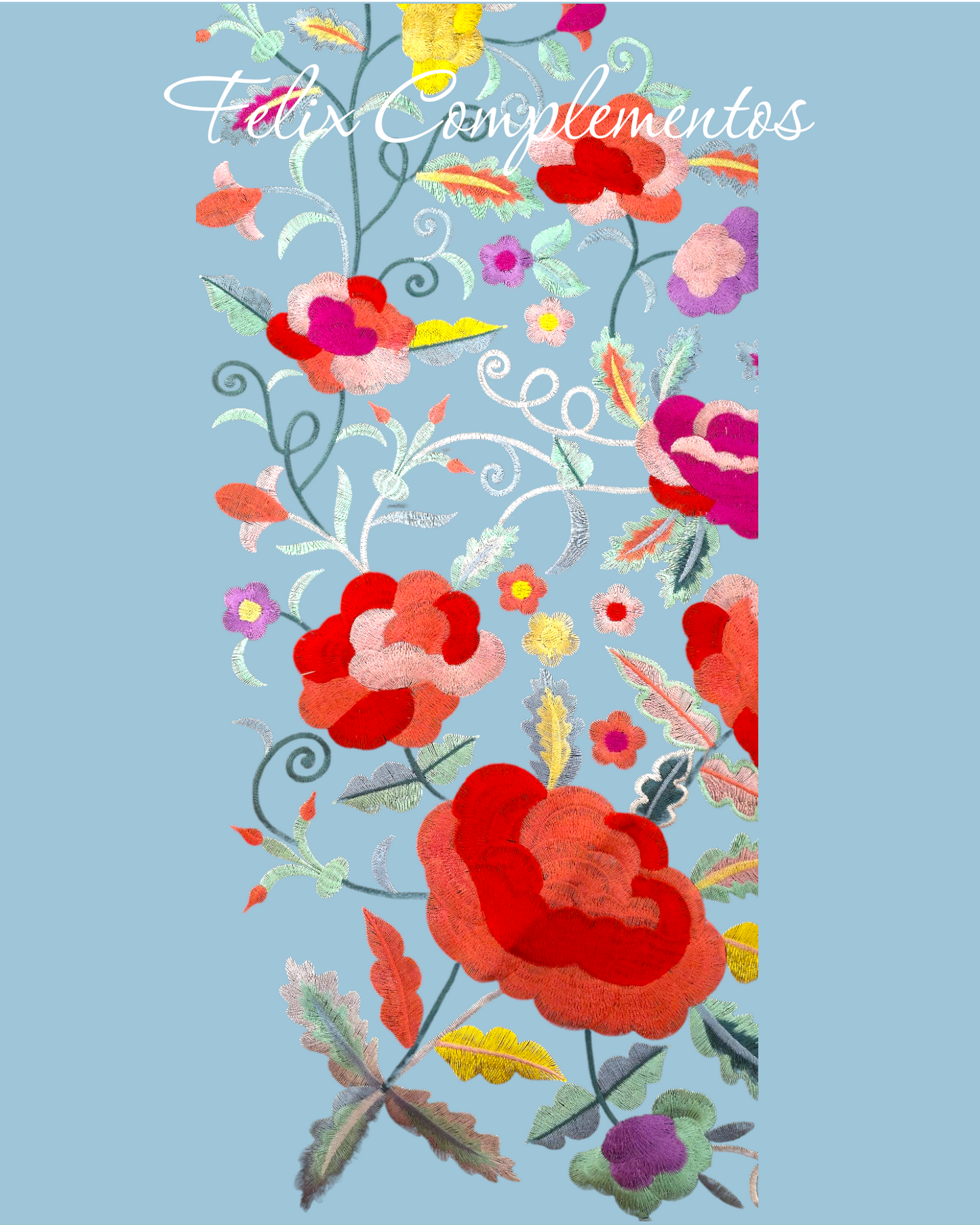 Manton pequeño azul bebe