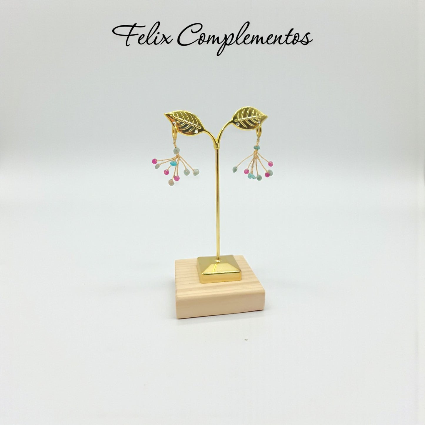 Pendiente ojas caidas