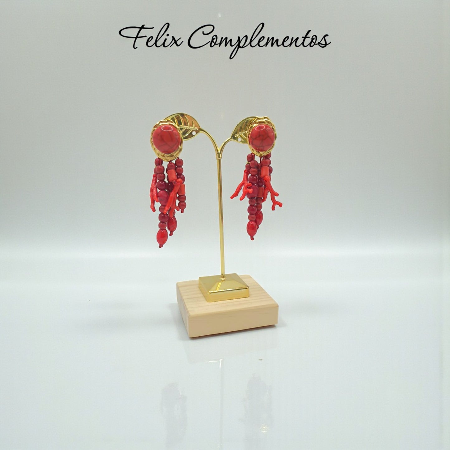 Pendiente Coral Renata