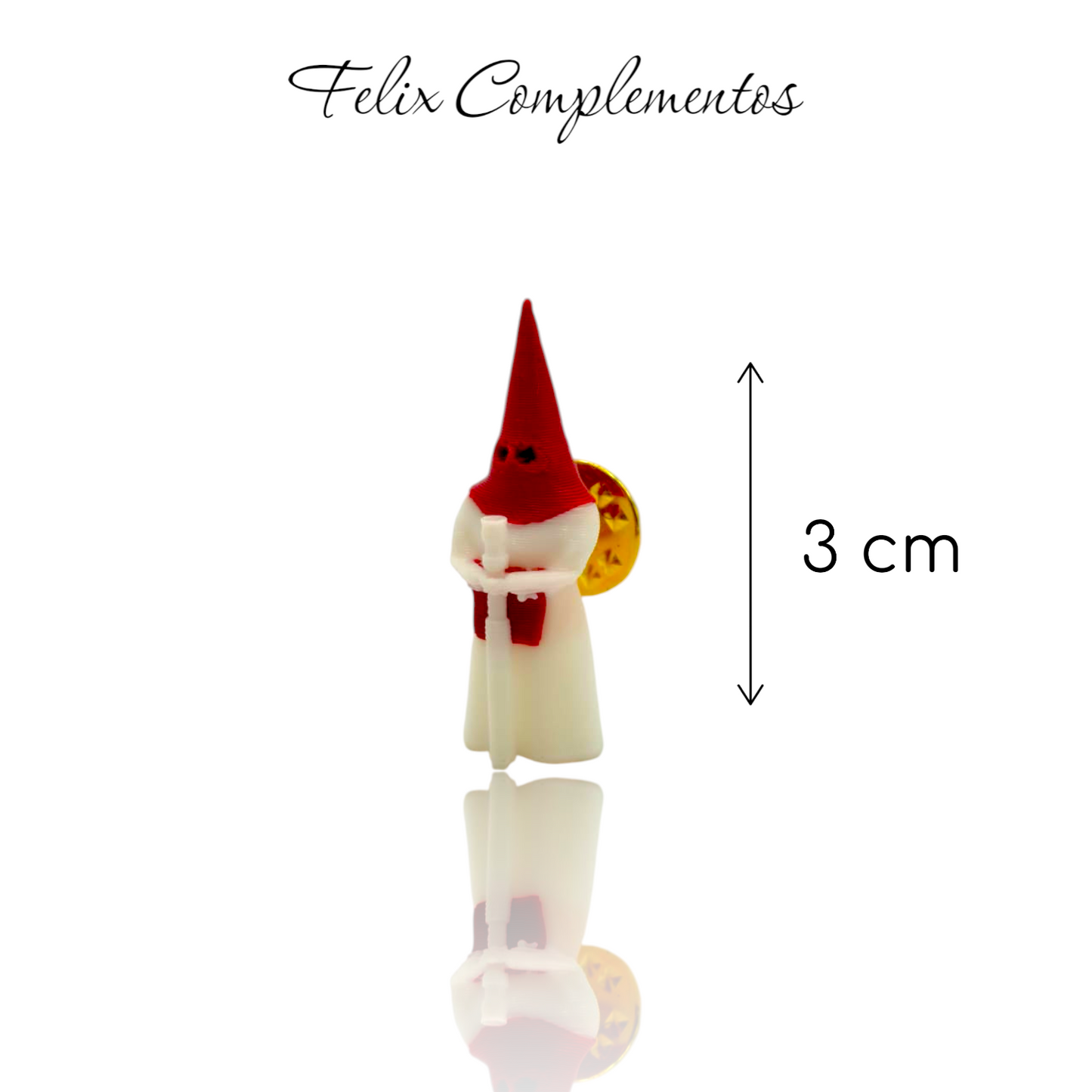 Pin de aço esmeralda Macarena