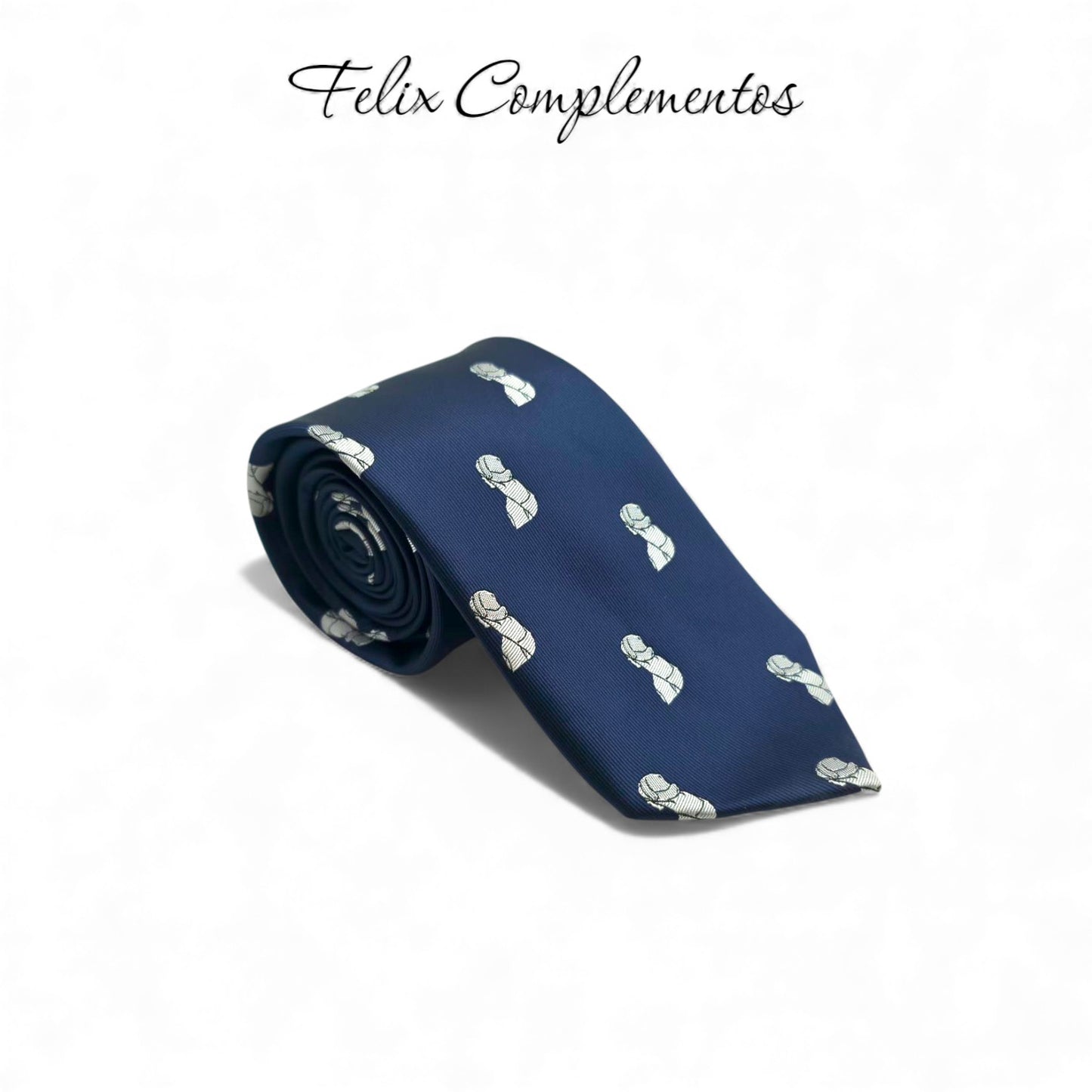 Gravata azul marinho Curro Expo 92