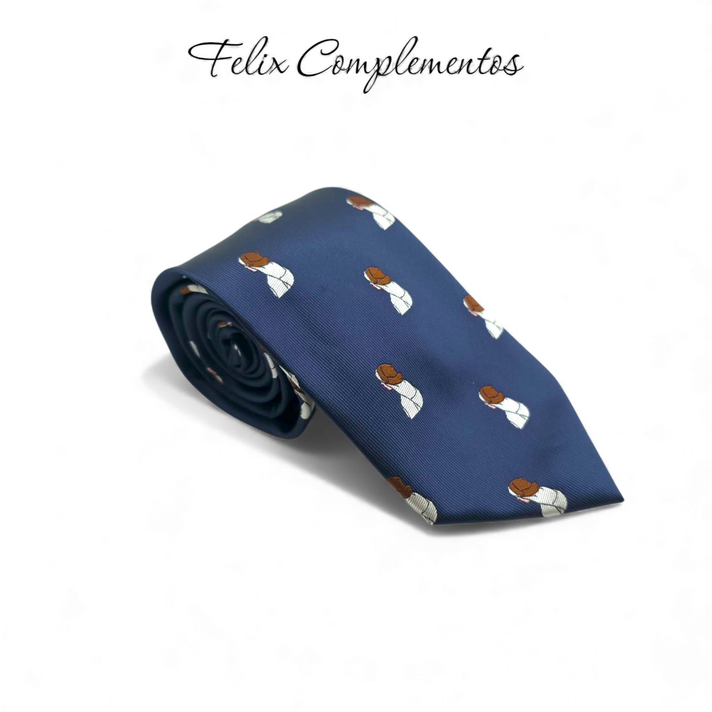 Gravata azul marinho Curro Expo 92