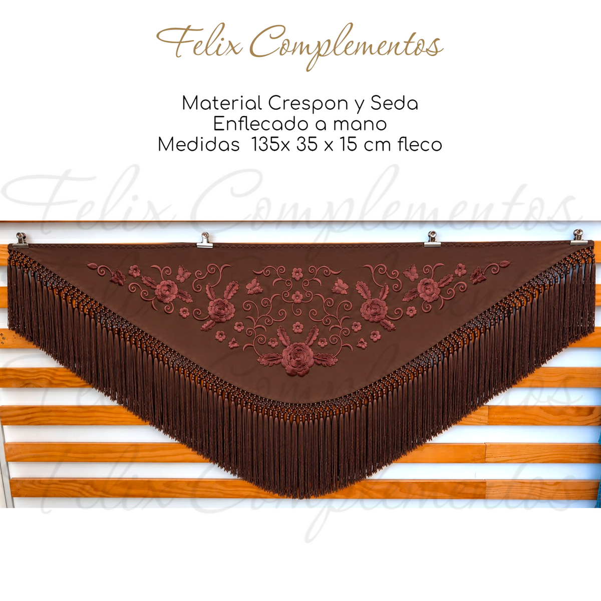 Manton Mediano Ros Marron