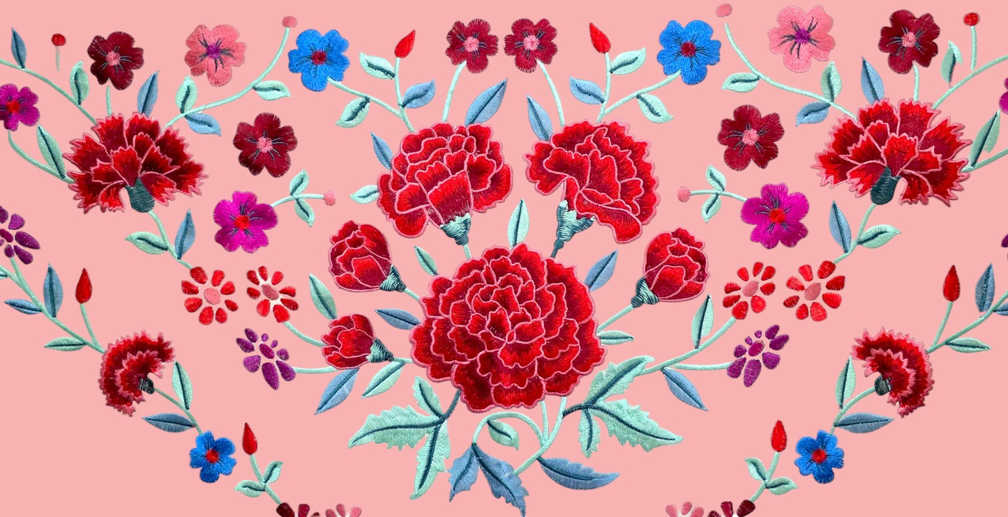 Manton Dianthus Rosa Maquillaje
