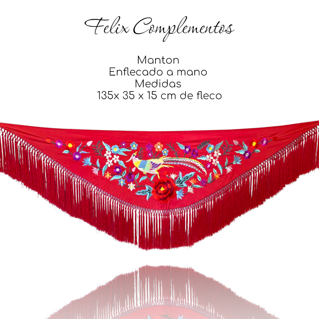 Small red shawl