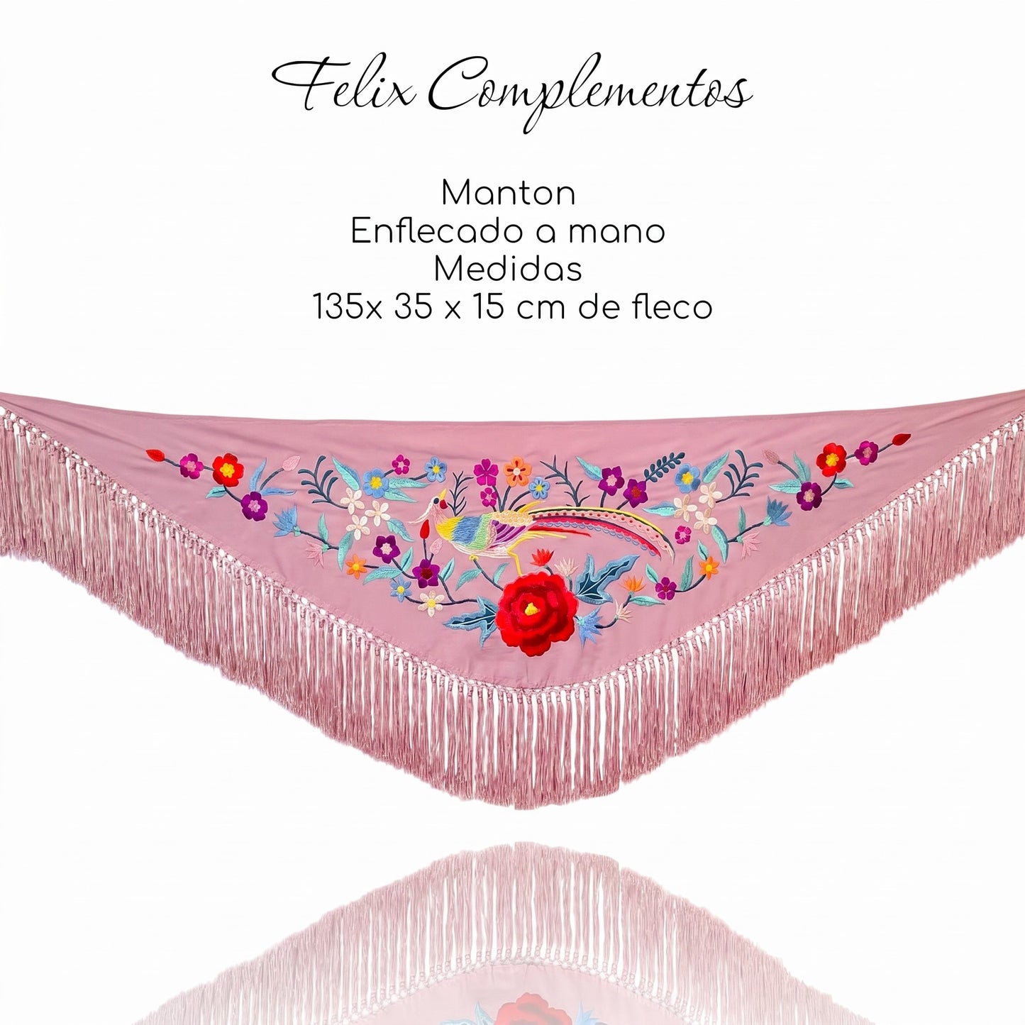 Manton Cadete Avis Rosa