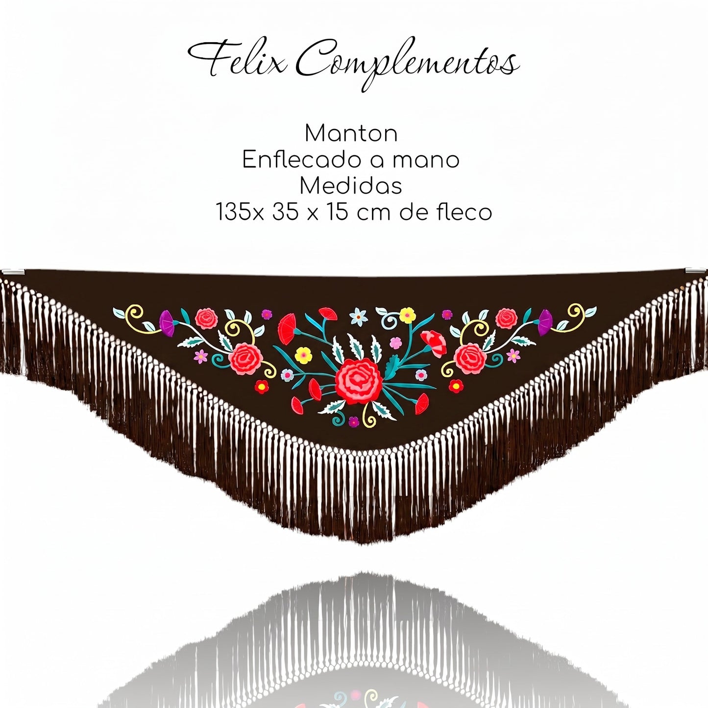 Manton Cadete Clavelito Marron
