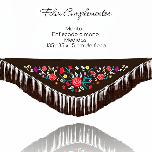 Manton Cadete Clavelito Marron