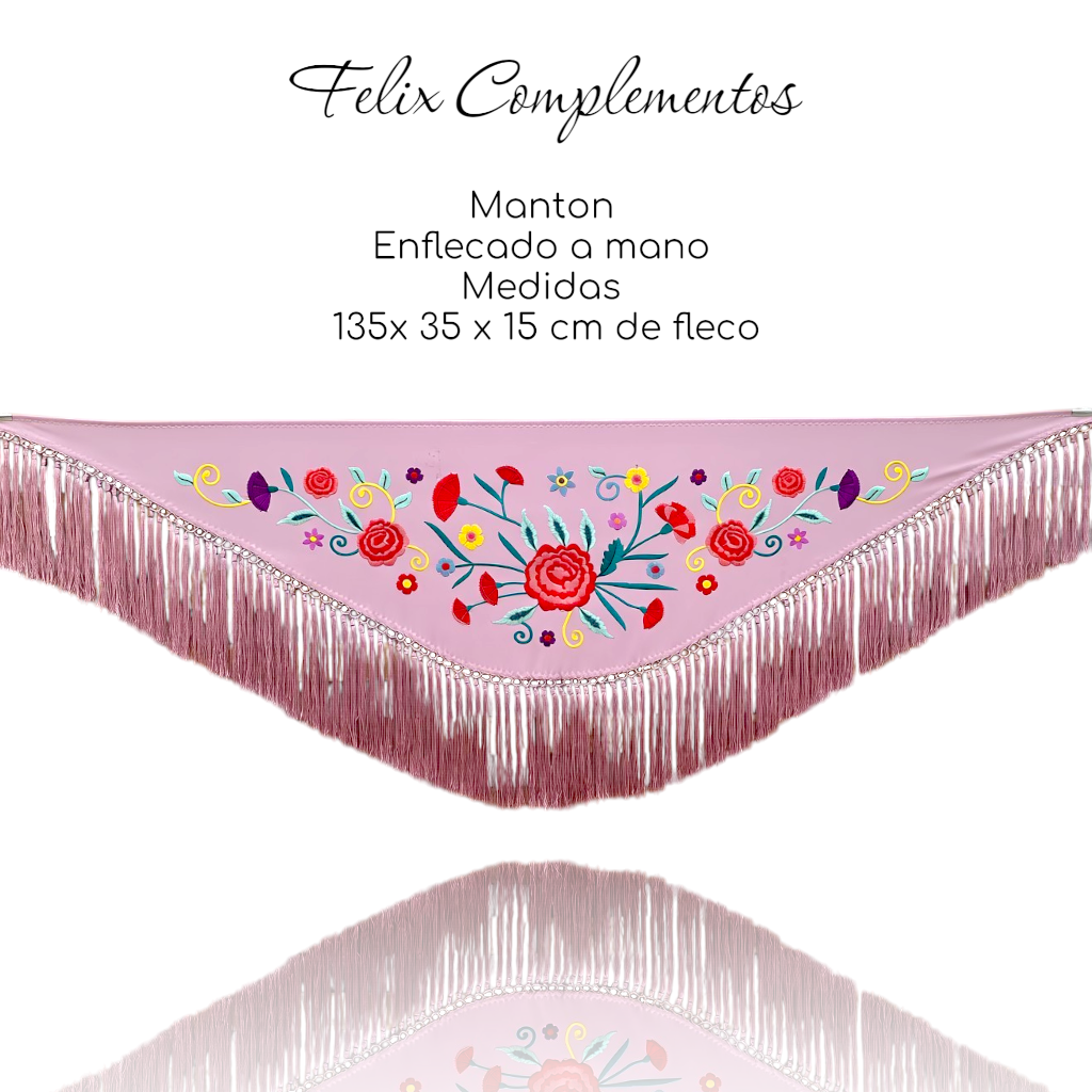 Manton Cadete Clavelito Rosa