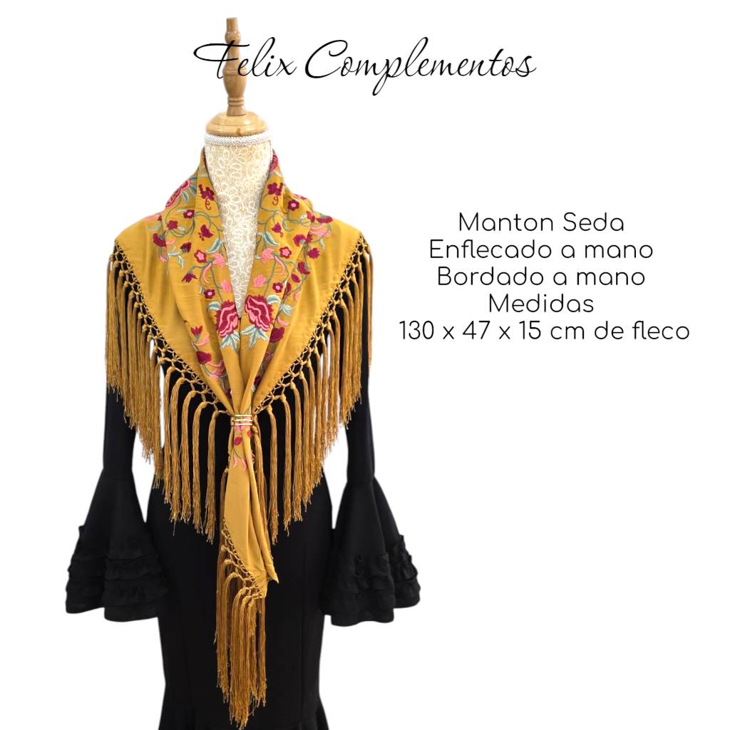 Manton Lienzo Mostaza