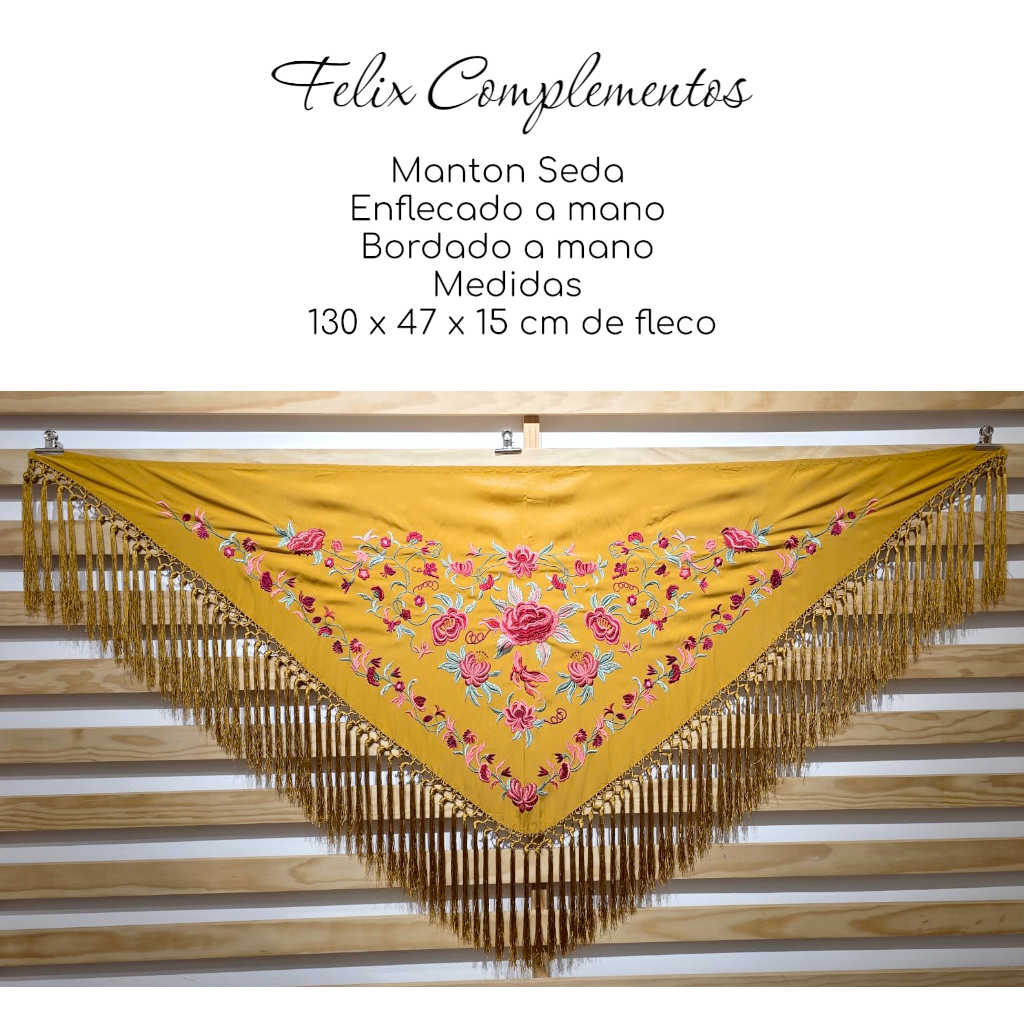 Manton Lienzo Mostaza