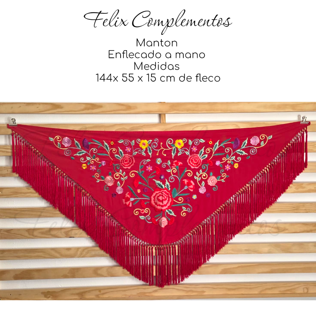 Manton Clavelito Rojo