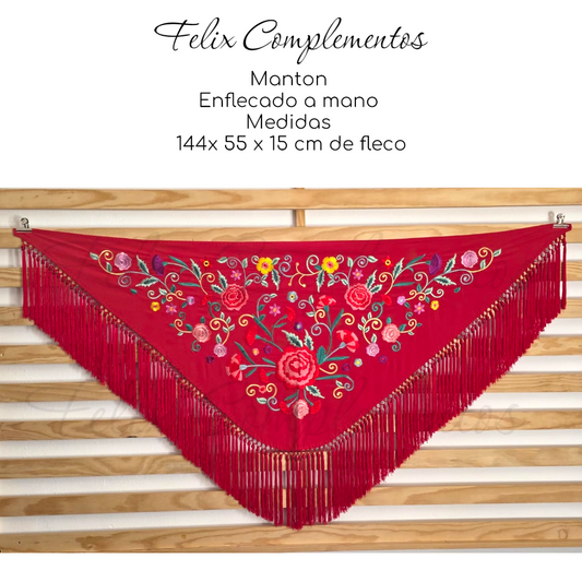 Manton Clavelito Rojo