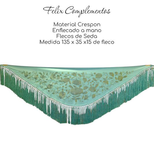 Xale vermelho pequeno