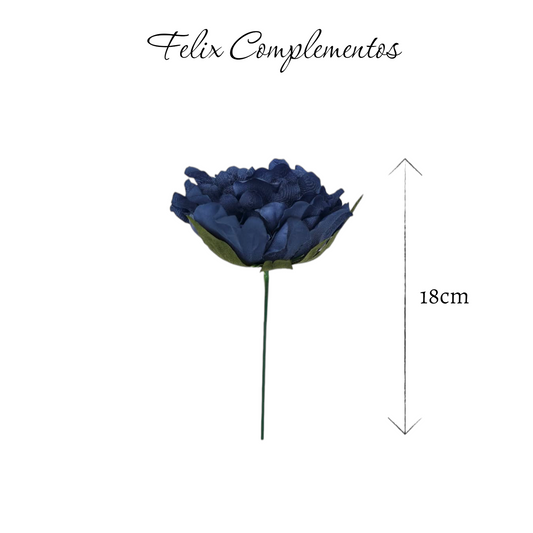 Peonia azul marino