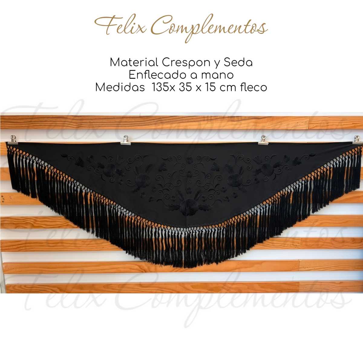 Manton Mediano Ros Negro