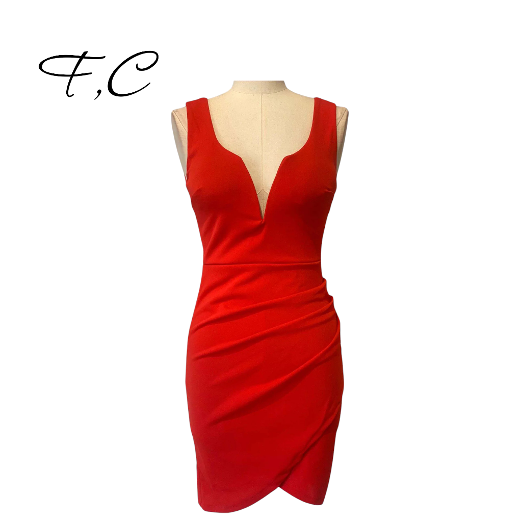 Vestido corto tirante