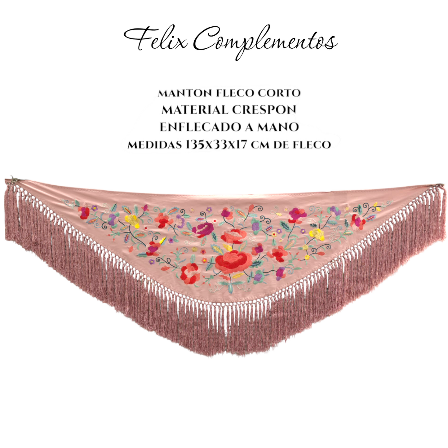 Manton pequeño Rosa bebe