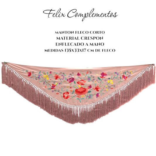 Manton pequeño Rosa bebe
