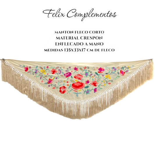 Manton pequeño Beige colores