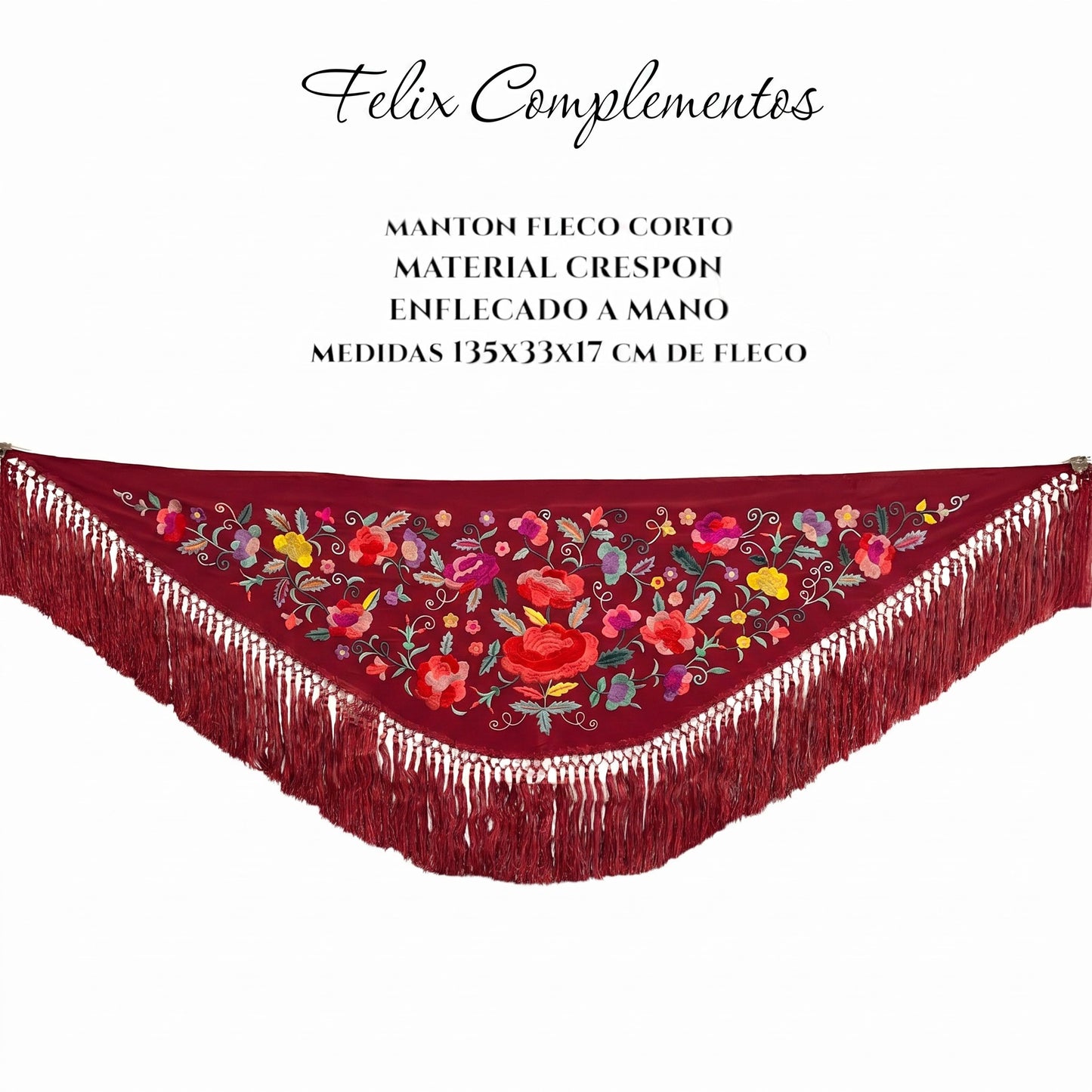 Xale vermelho pequeno