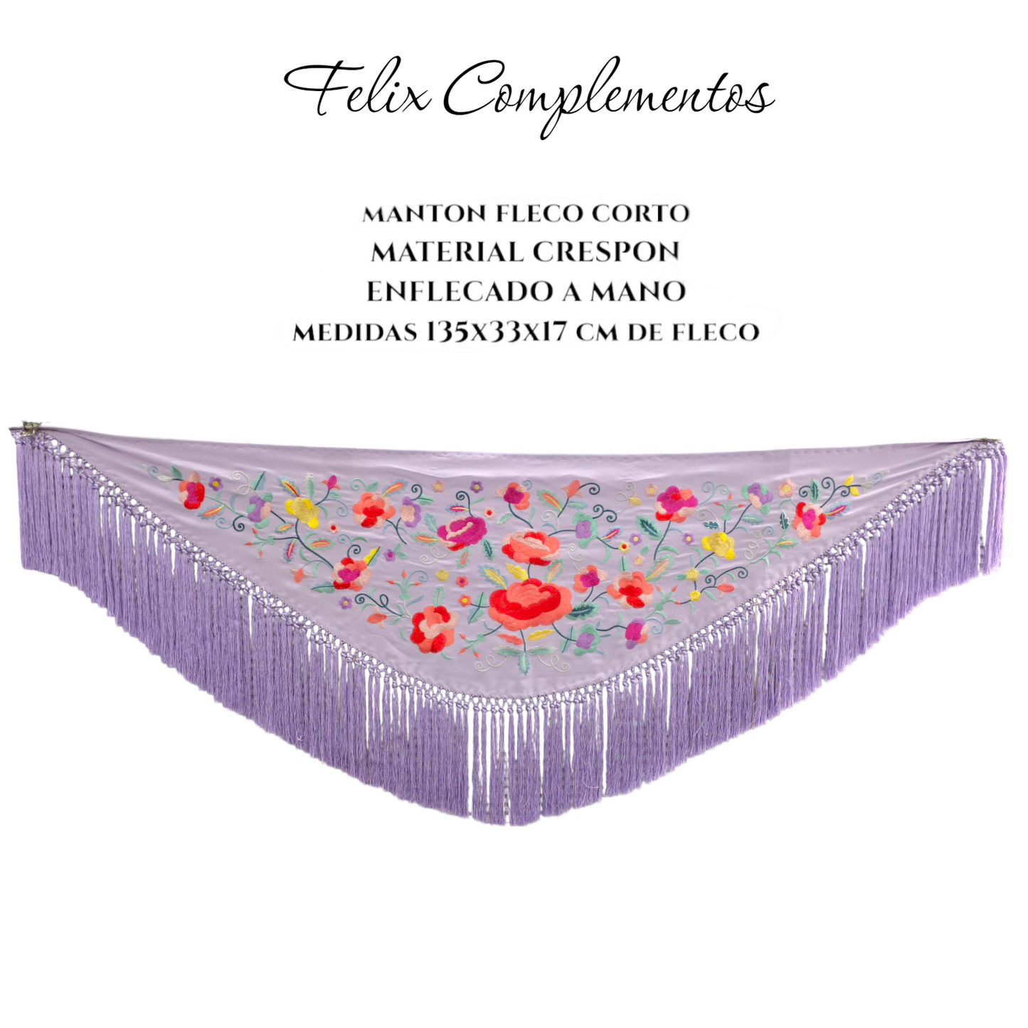 Manton pequeño Lila bebe