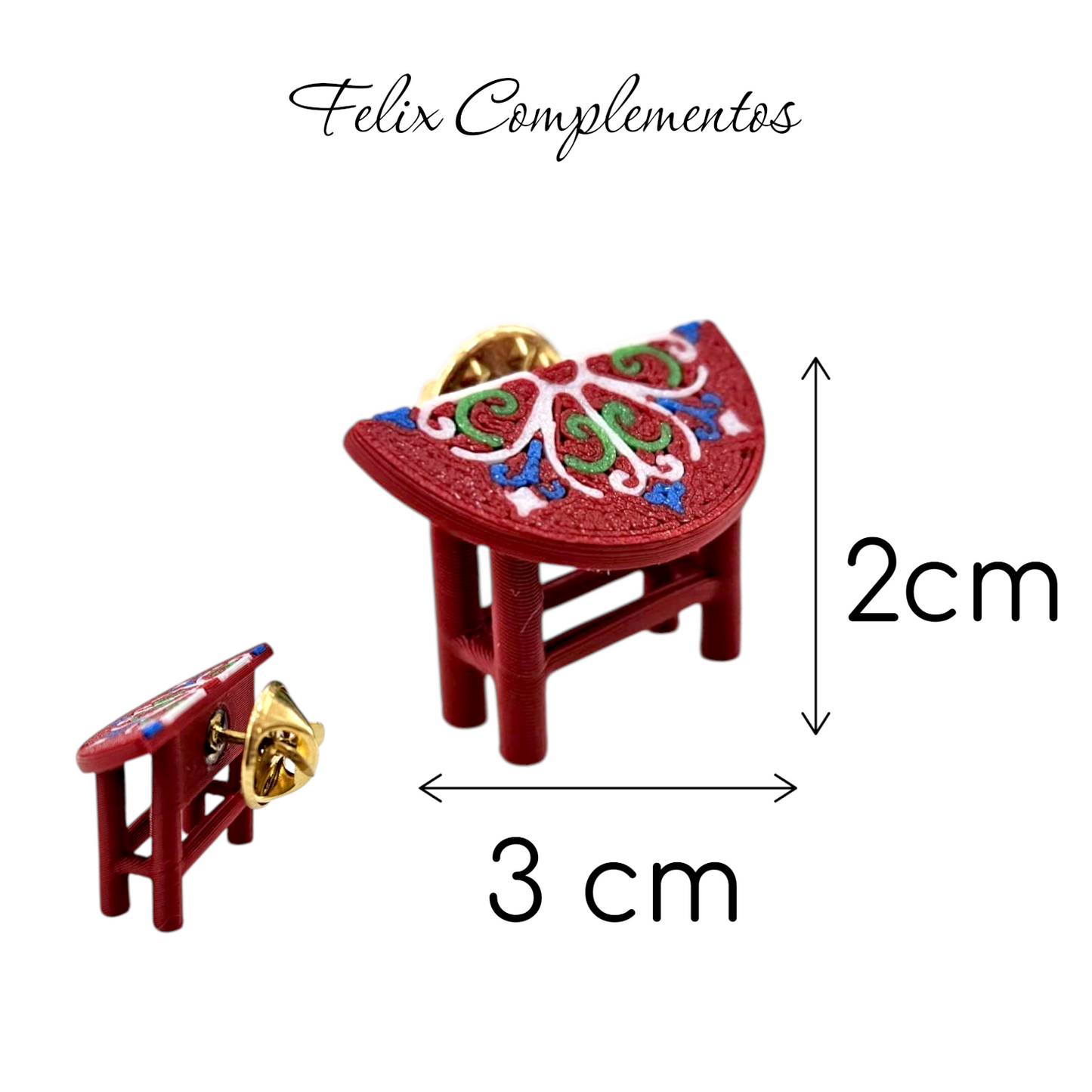 Pin Mesa de Caseta 🟢🔴🔵