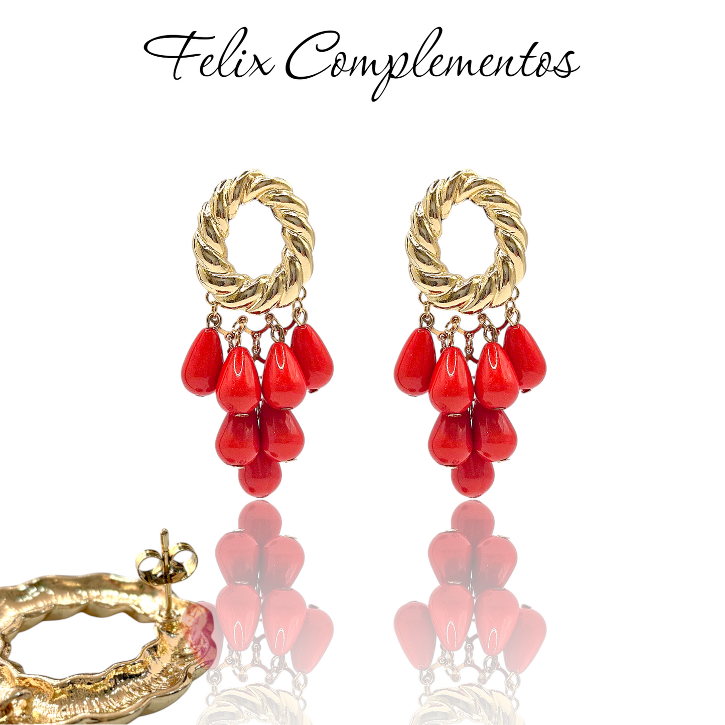 Pendientes de Feria lagrimas