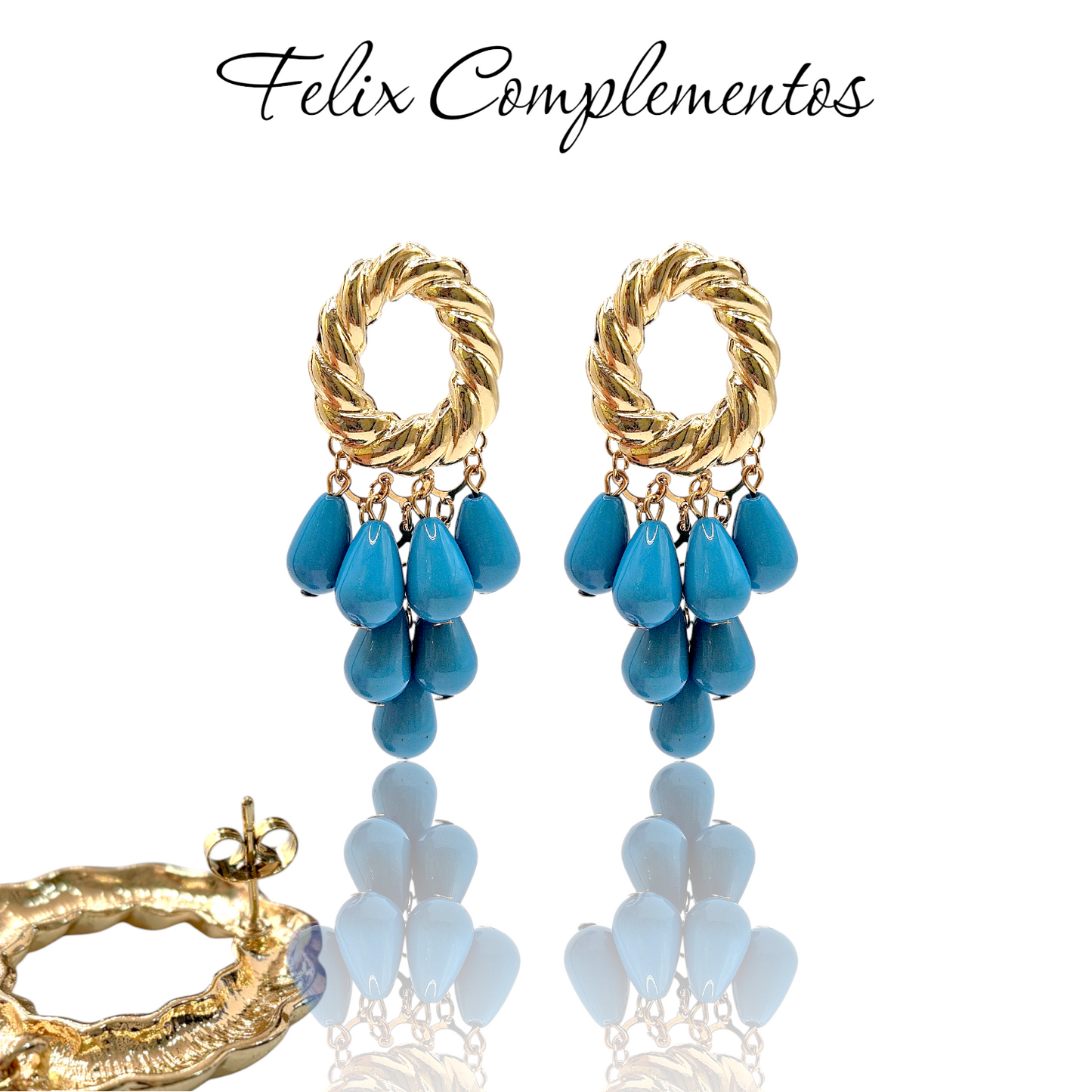 Pendientes de Feria lagrimas