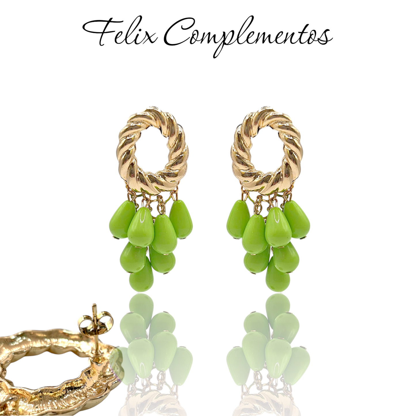 Pendientes de Feria lagrimas