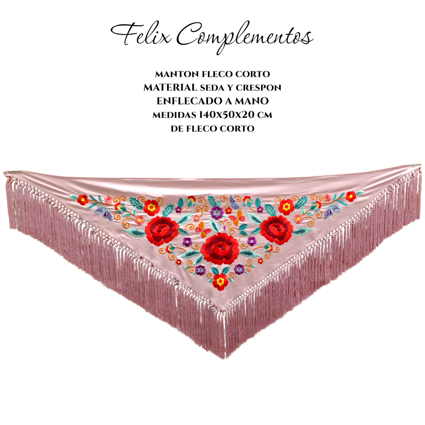 Manton Tres Rosas (Rosa)