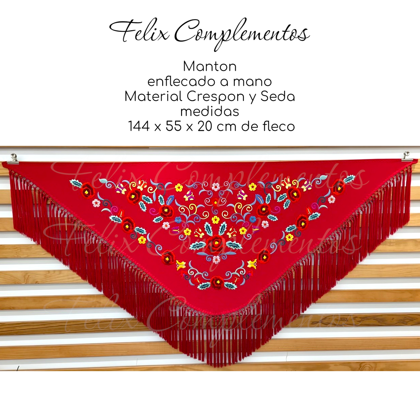 Manton Ros Coeli Rojo