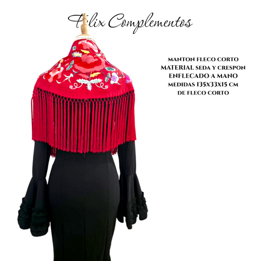 Small red shawl