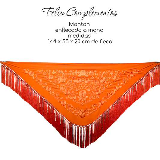 Manton color Mandarina al Tono