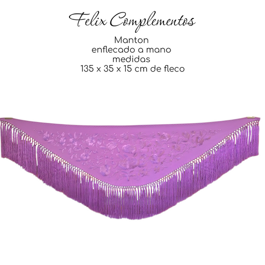 Manton pequeño Lila con Lila