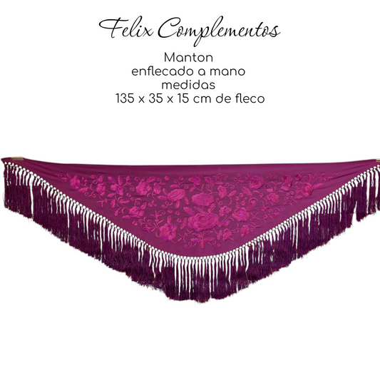 Manton pequeño Vino tinto al tono