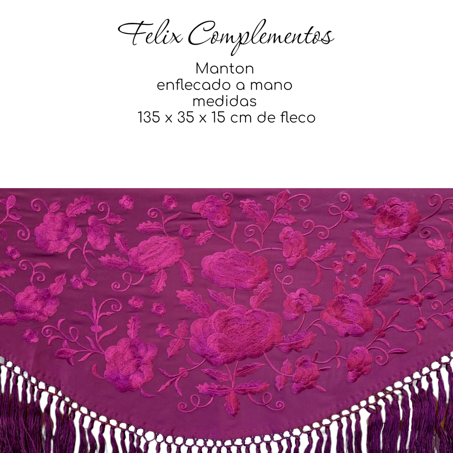 Manton pequeño Vino tinto al tono