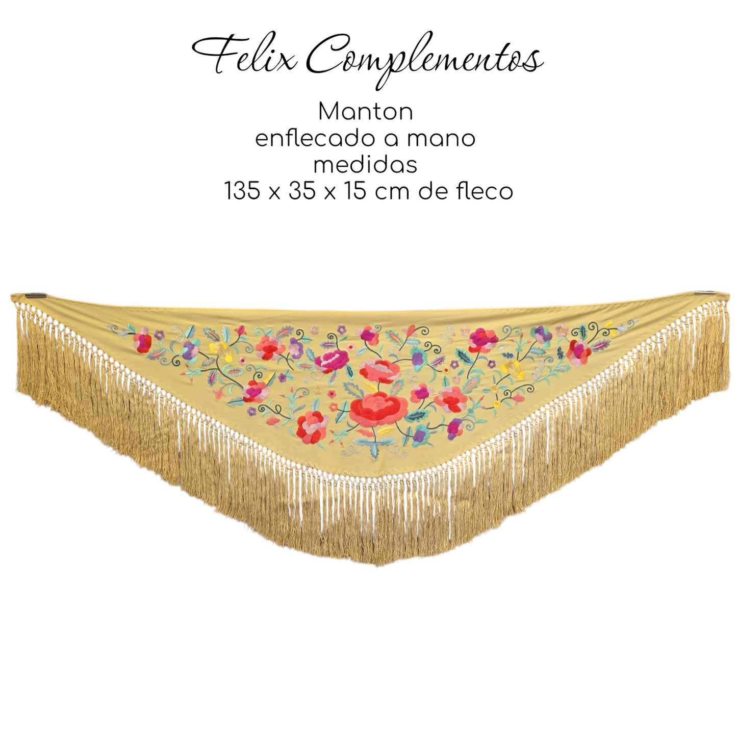 Manton pequeño Amarillo Platano