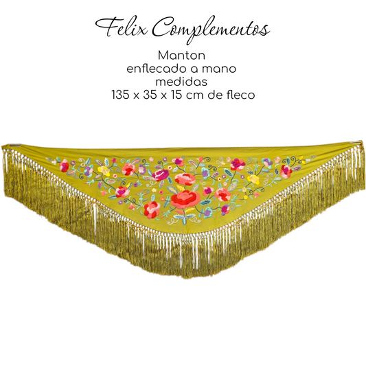 Manton pequeño Verde Oliva