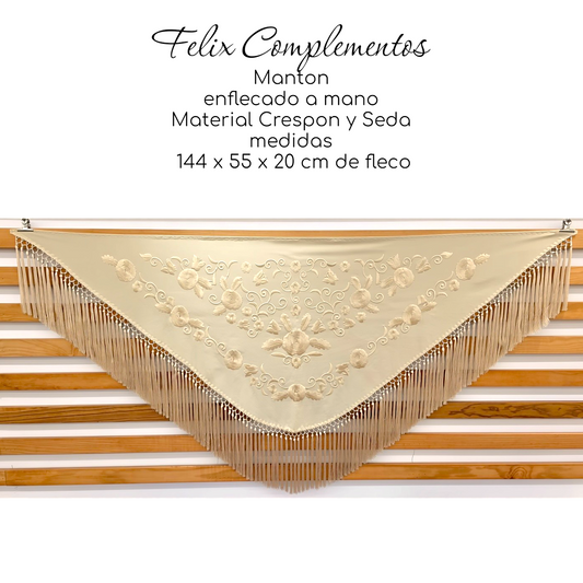 Manton Grande Beige con Beige