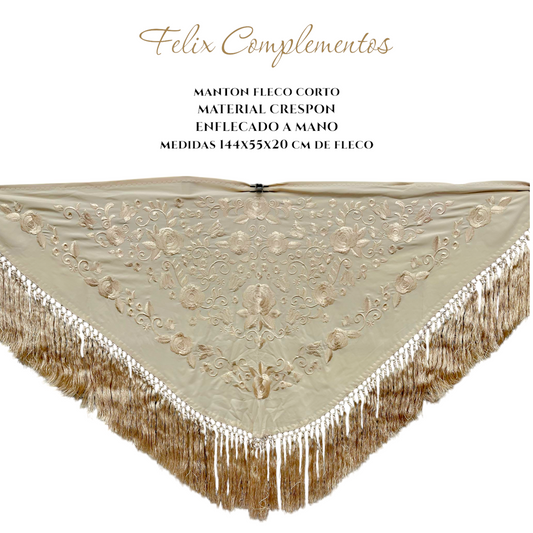 Manton beige con beige