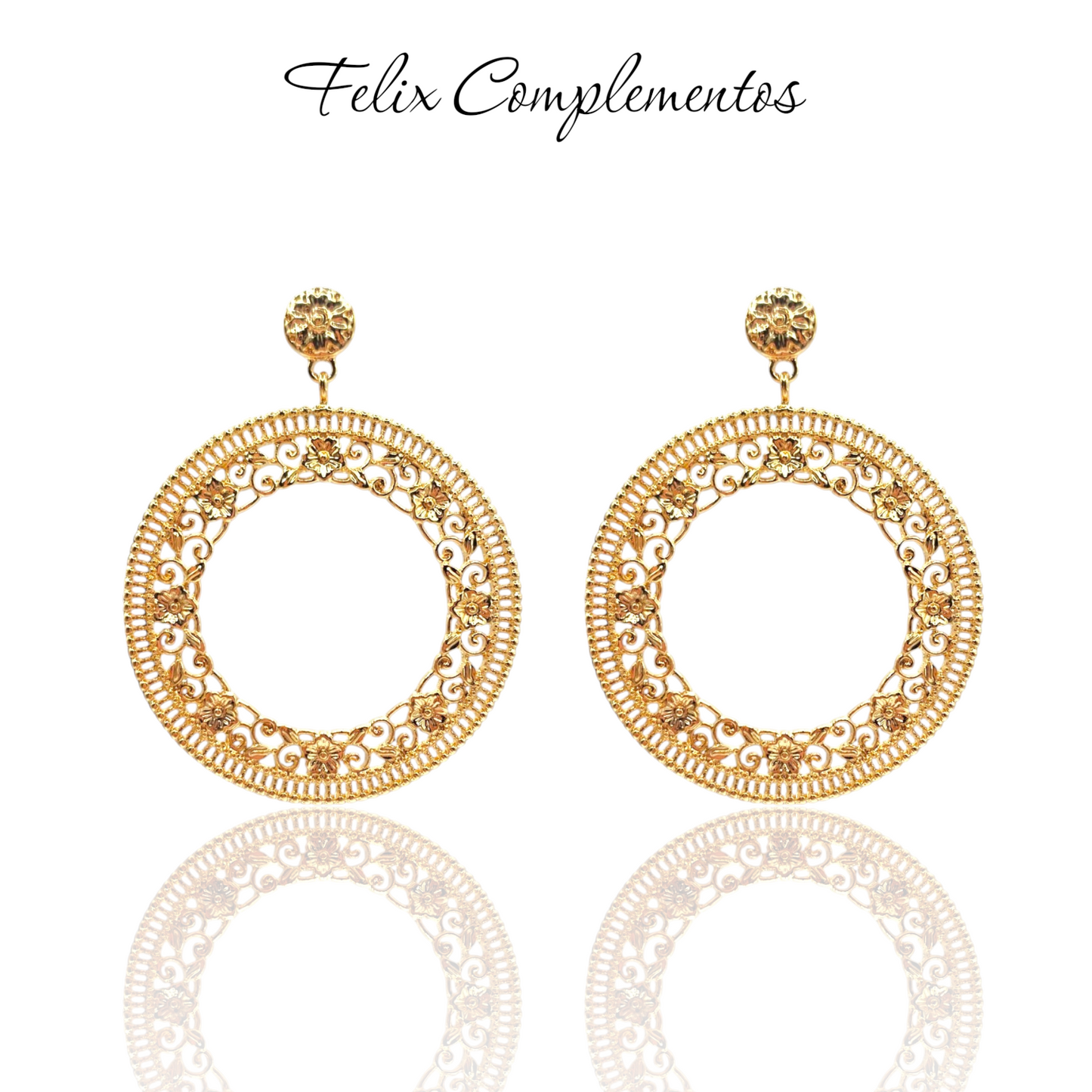 Pendiente Dorado Aro (F3)