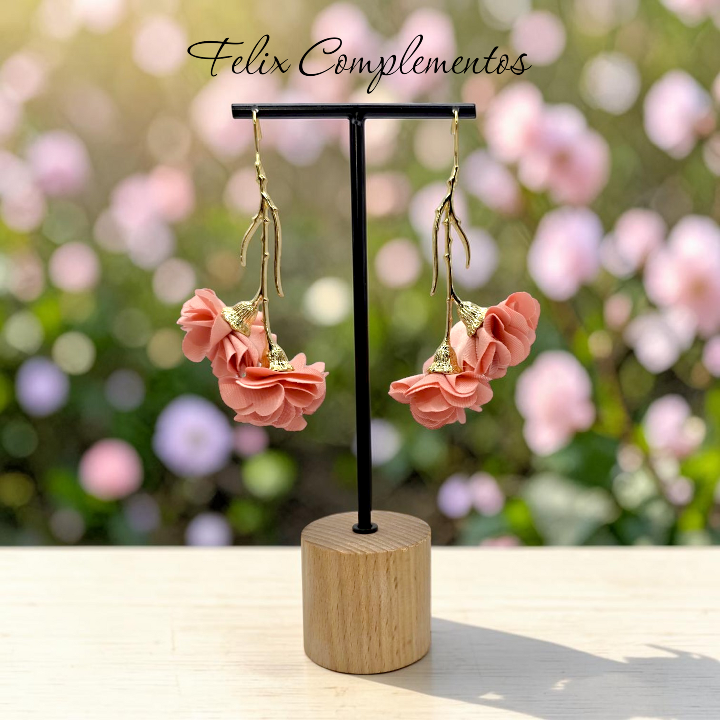 Flamenco petal earring