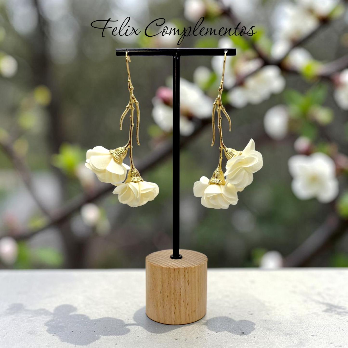 Flamenco petal earring