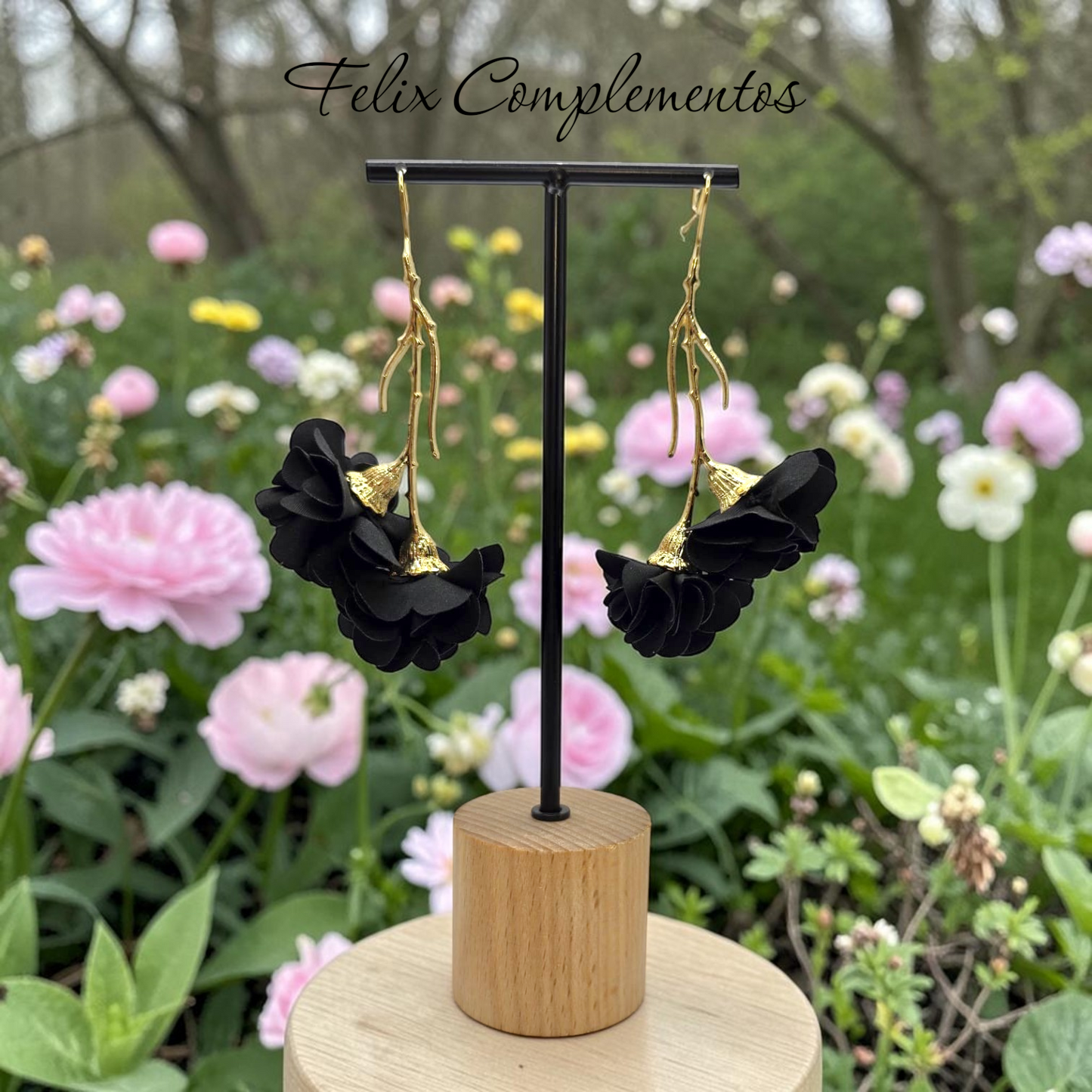 Flamenco petal earring