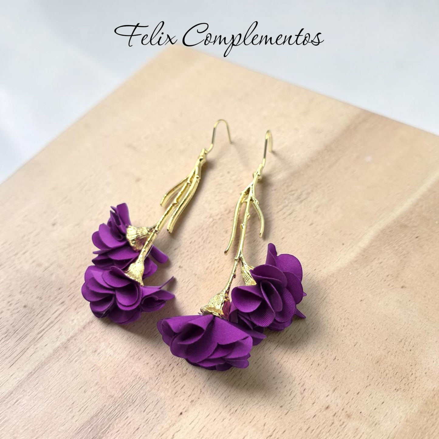 Flamenco petal earring