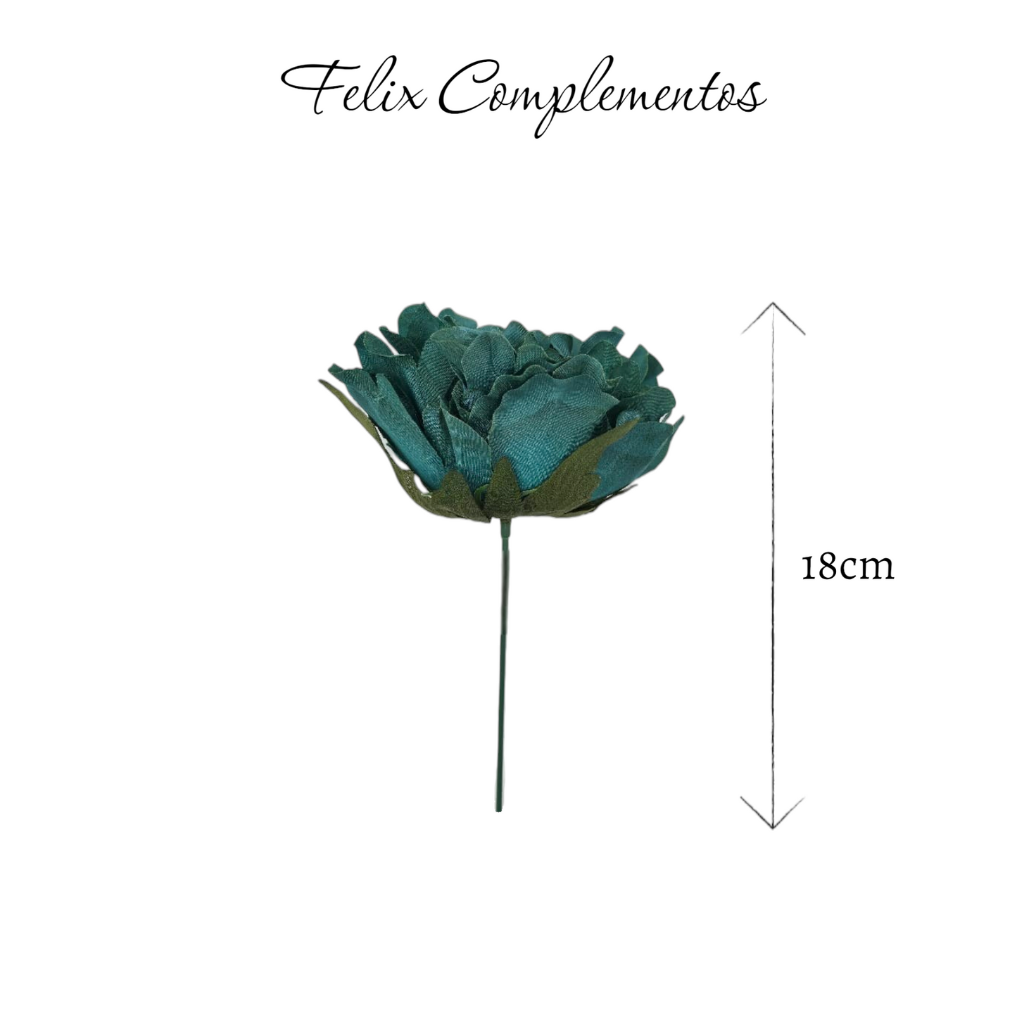 Peonia verde azulado