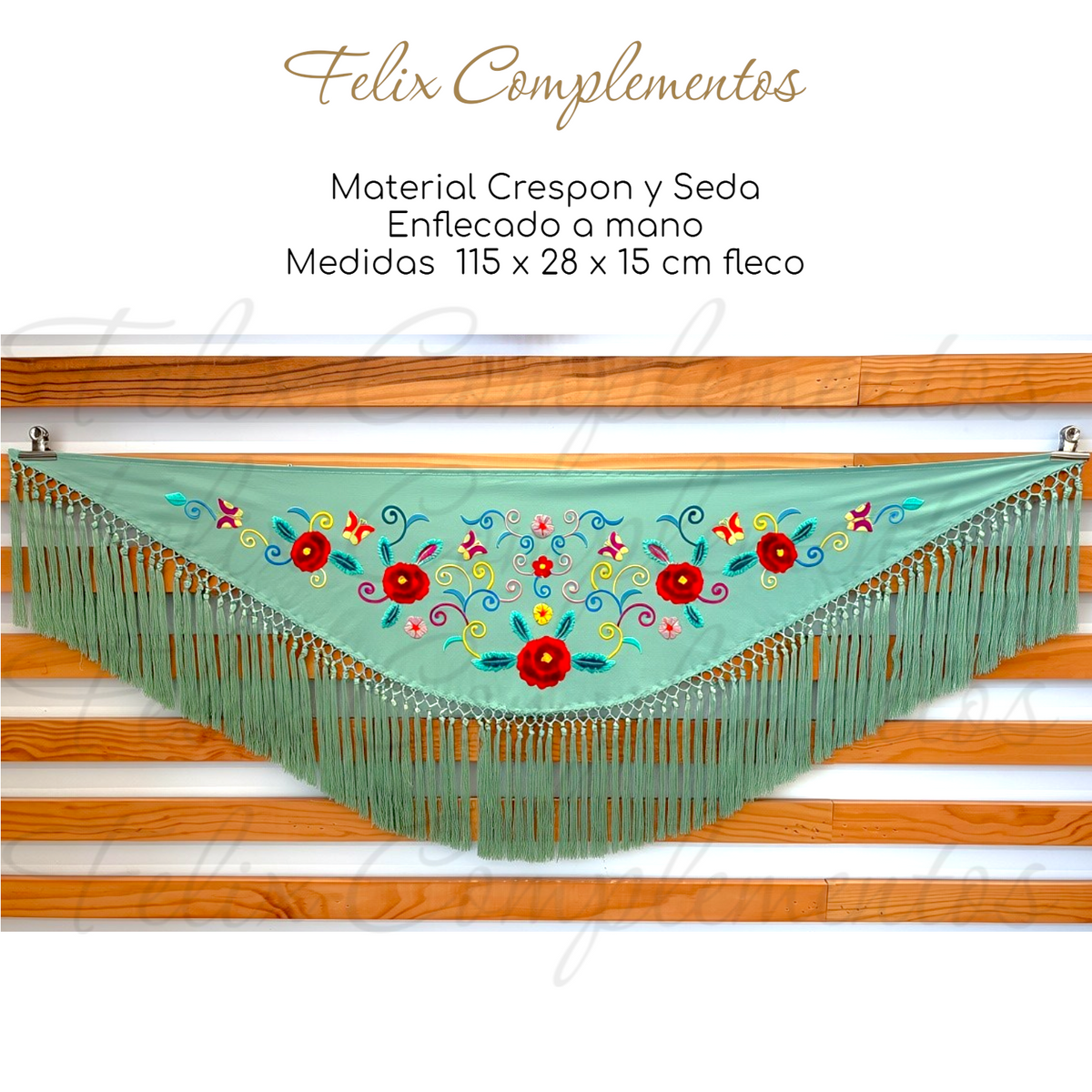 Manton Niña Ros Coeli Verde Menta