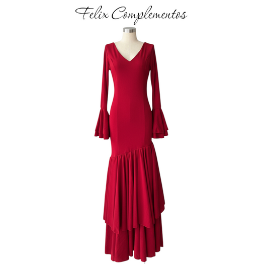 Vestido flamenca rojo (M1)