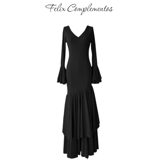 Vestido flamenca negro (M2)